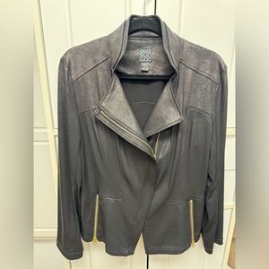 Clara Sunwoo Liquid Leather Jacket.